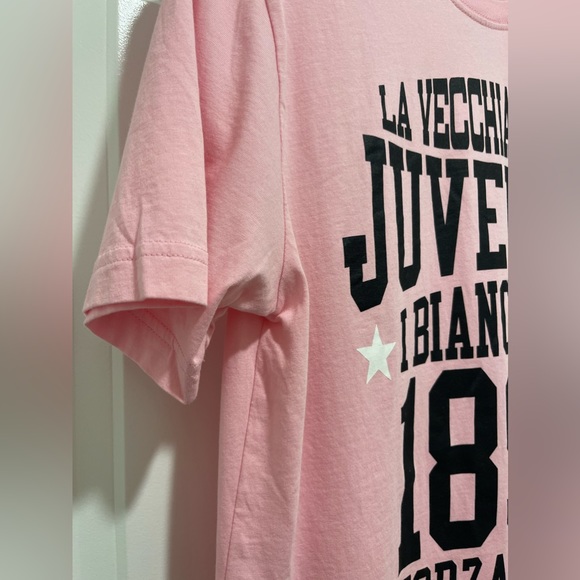 Juventus Soccer Shirt Early 2000’s Nike Football Pink Forza Juve Italian - Picture 5 of 8